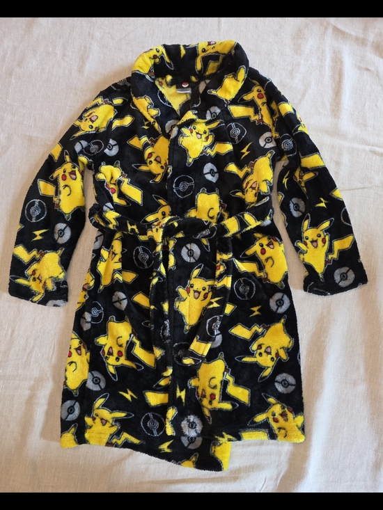 Pokemon Other - Pokemon Pikachu Plush Robe in Black and Yellow